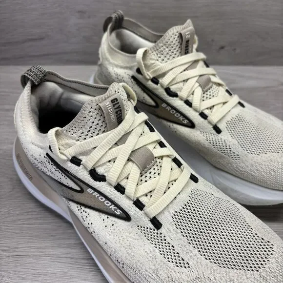 Brooks Glycerin 21 StealthFit Running Shoes Womens Size 6.5 Beige 1204101B108 - Picture 10 of 13